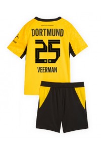 Borussia Dortmund Joey Veerman #25 Jalkapallovaatteet Lasten Kotipeliasu 2026-27 Lyhythihainen (+ Lyhyet housut)